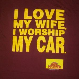 vintage Love Wife Worship Car Home Improvement t shirt
